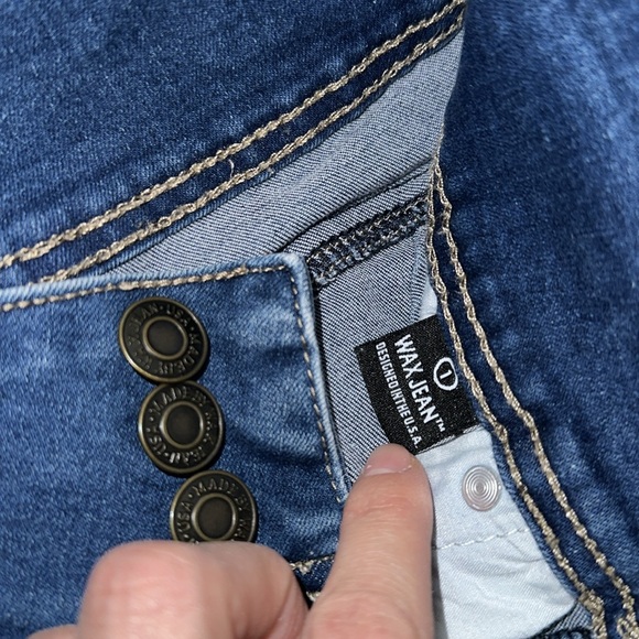 Wax Jeans “Butt, I love you” Stretchy Jeans - Picture 3 of 4